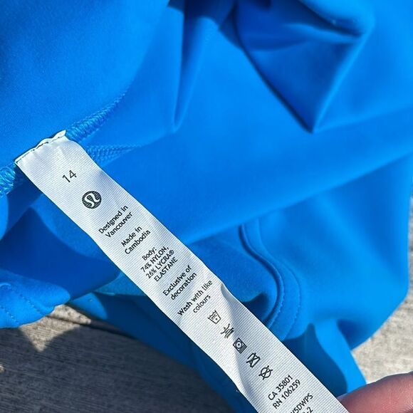 Lululemon InStill High-Rise Tight 25" Poolside Blue size‎ 14 NWT - Picture 5 of 6